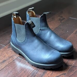 Blundstone Navy Blue Leather Boots NWT